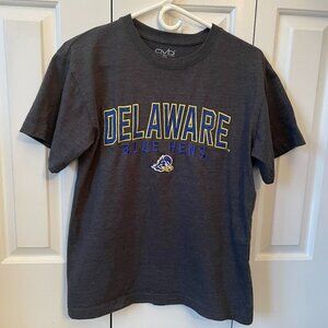 University of Delaware Embroidered Logo T-Shirt Adult Med UD Shirt